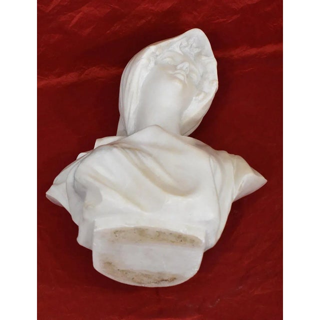 Chotard, Bust of Woman, 19th Century, Alabaster For Sale - Image 9 of 10