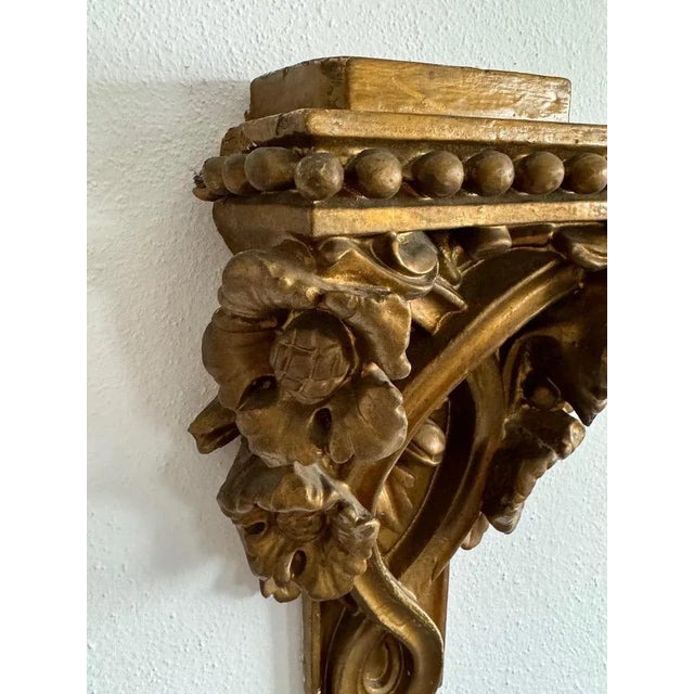 Vintage Small Wall Shelf, 1950s For Sale - Image 9 of 12