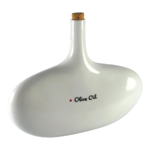 Lagardo Tackett 1 Quart Avant-Garde Freeform Olive Oil Cruet Decanter With Cork Stopper Freeman Lederman