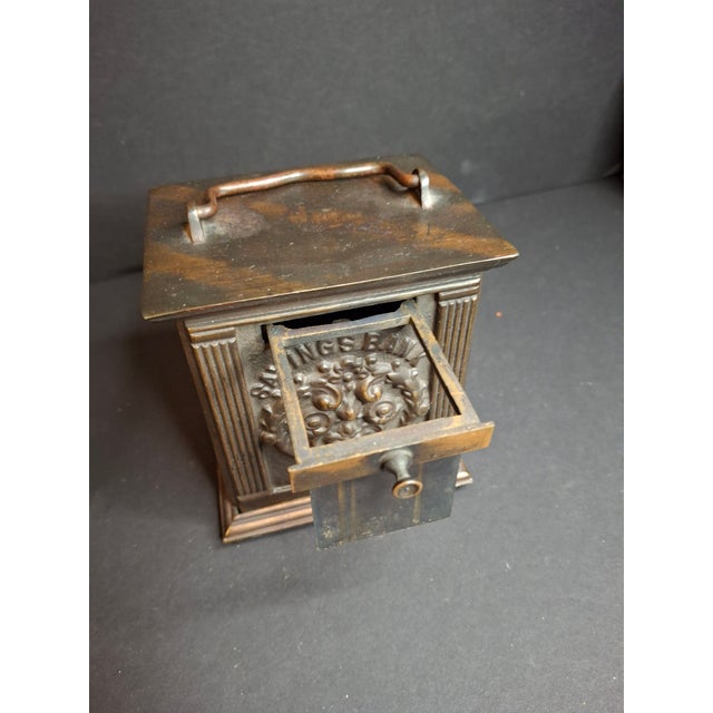 Antique 1895 Chandler’s Mechanical Bank National Brass Works Safe For Sale In Boston - Image 6 of 14