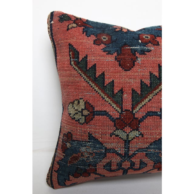 Embroidery Vintage Throw Sumak Pillow Case -16'' X 24'' For Sale - Image 4 of 8