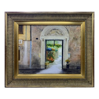 John Spencer Churchill (Nephew of Winston Churchill), Lista di Spagna, 1990s, Oil Painting For Sale
