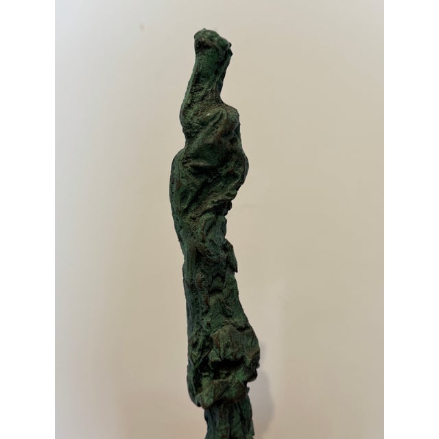 Metal Dirce De Assis Cavalcanti Attr. Bronze Patinated Brutalist Sculpture, 1990s For Sale - Image 7 of 14