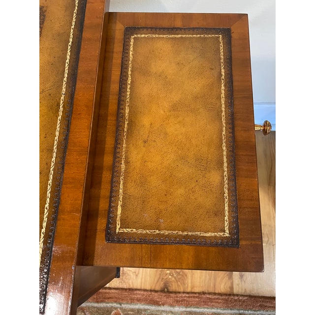 Traditional 1980s Maitland Smith Library Table For Sale - Image 3 of 11