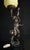 Art Deco Bronze Figural Lamp with Marbled Saturn Glass Shade, 1920 For Sale - Image 13 of 14