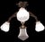 19th Century French Medieval Gothic Revival Bronze Four-Light Chandelier with Frosted Glass with Gryphons Gargoyles Dragons, 1890s For Sale - Image 12 of 13