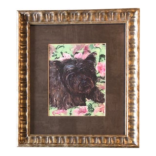 Cairn Terrier Dog Print by Contemporary Artist Judy Henn For Sale