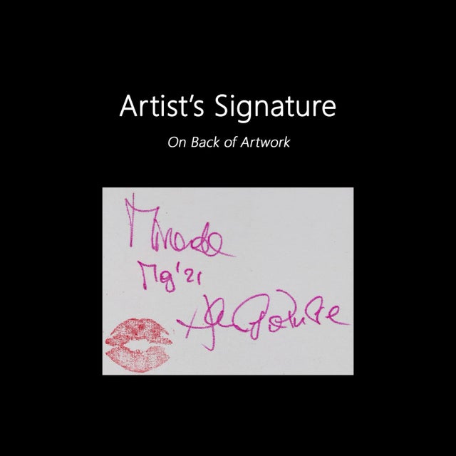 "Minode Locket" Contemporary Expressionist Style Mixed-Media Portrait Painting by Alea Pinar Du Pre For Sale - Image 12 of 13