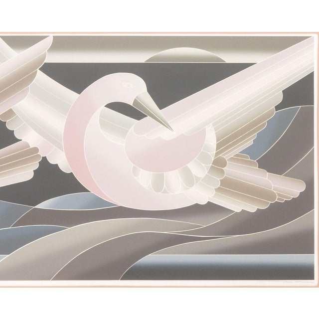 John Martineaux "Flight of the Ibis" Screenprint For Sale In New York - Image 6 of 10