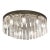 Golden Lighting Ciara Nine-Light Semi-Flush Mount For Sale