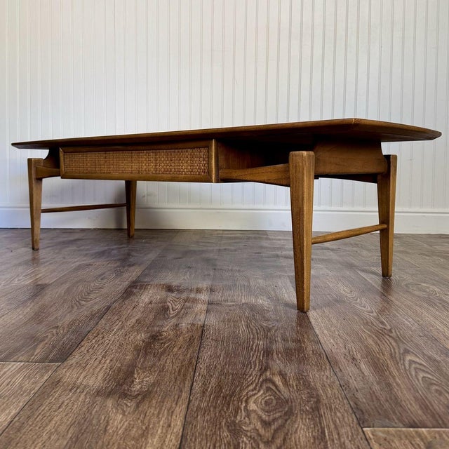 1960s Vintage 1964 Lane Esteem Mid-Century Coffee Table and Step End Table Set For Sale - Image 5 of 18