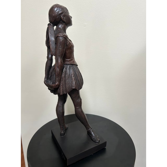 Authorized Degas Little Dancer Sculpture Statue Figurine For Sale - Image 11 of 16