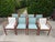 Brown Vintage American Walnut Armchairs by Charles McMurray Designs, Set of 8 For Sale - Image 8 of 18