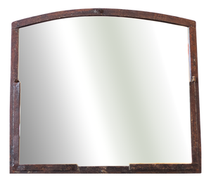 Vintage Iron Framed Mirror, 1970s