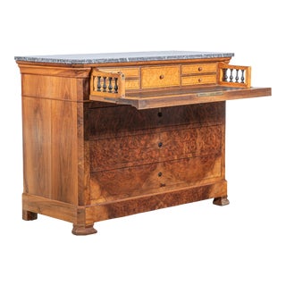 19th Century French Louis Philippe Commode Secretary For Sale