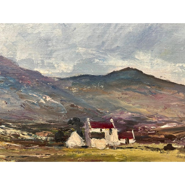 Realism Denis Thornton, Original Post-War Oil Painting of Stormy Day in Kerry Ireland by Irish Artist, 1980 Circa For Sale - Image 3 of 12