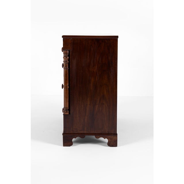 Victorian Flamed Mahogany Chest of Drawers For Sale - Image 3 of 13