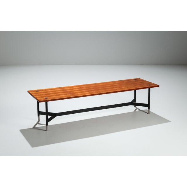 Large Coffee Table or Bench attributed to Rossi di Albizzate, 1960s For Sale - Image 12 of 12