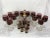 Vintage Italian Murano Venetian Amethyst & 22k Gold Barware Set — 20 Pieces For Sale - Image 11 of 11