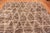 2020s Nazmiyal Collection Earthy Brown Tribal Geometric Diamond Pattern Modern Area Rug For Sale - Image 5 of 6