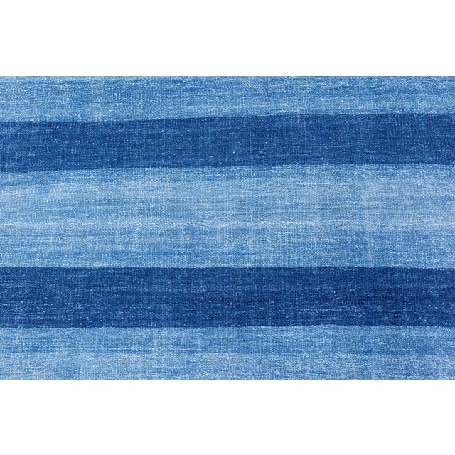 Vintage Indian Dhurrie Rug Doris Leslie Blau Size: 10'10" × 13'4" (330 × 406 cm) This striking vintage Indian Dhurrie rug,...
