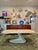 A Rare Italian Coffee Table, Made in Italy, Circa 1960s-80s(?). It Is Made of Marmorino For Sale - Image 9 of 11