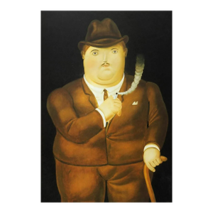 1983 Fernando Botero 10 Man Smoking