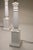 Ceramic Matched Pair Lenox Quoizel Neoclassic Hollywood Regency Modern Column Porcelain Table Lamps 1960's For Sale - Image 7 of 14