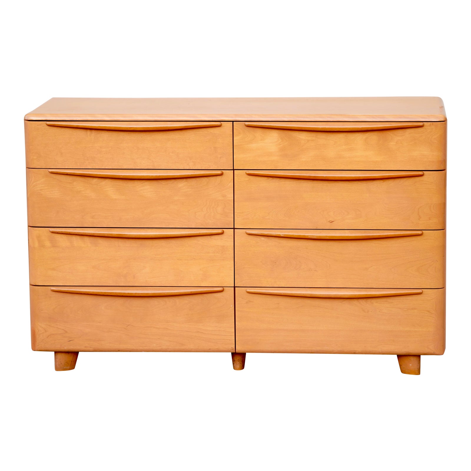 1953 Heywood Wakefield Encore 8 Drawer Dresser in Champagne Chairish