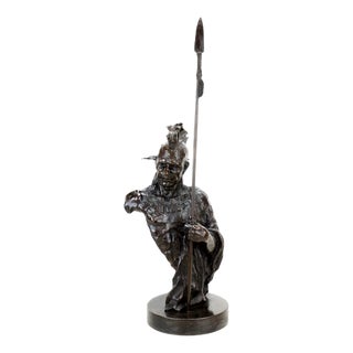 Western Style Indian Sculpture, 20th Century, Bronze For Sale