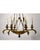 Absolutely stunning brass Chapman chandelier with swan head arms support candle form lights. Art nouveau, classic,...