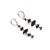 These stunning 14K White Gold Sapphire Dangle Earrings are a true statement piece, featuring 10 natural sapphires in...