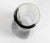 Mid-Century Modern Italian Murano Black and White Art Glass Bottle Vase For Sale - Image 9 of 16