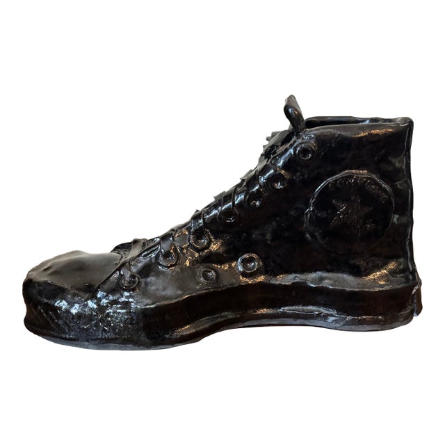 1990s Pop Art Porcelain Converse Shoe Sculpture For Sale