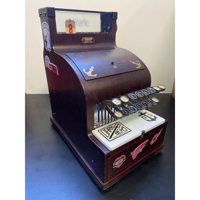Vintage German Mechanical Cash Register, 1920s For Sale - Image 16 of 16