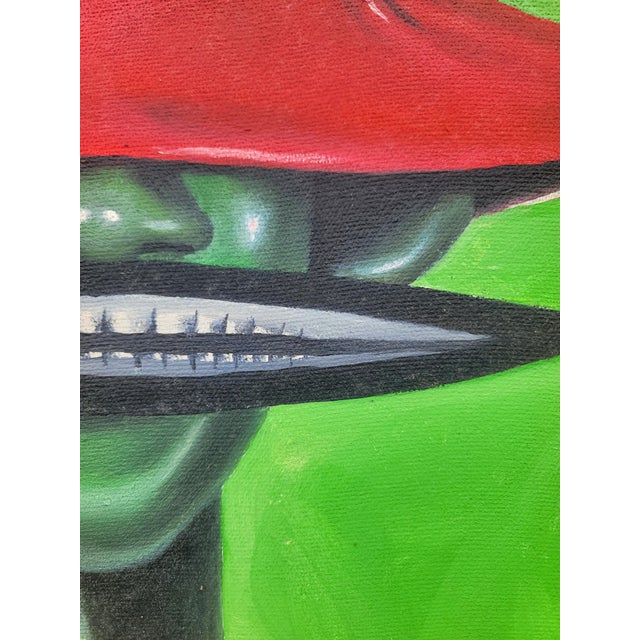 "Sheesh, Sheesh!", Oil on Canvas Painting by Chinonso Ofodile For Sale - Image 4 of 7