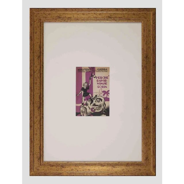 Ministry of war is an original artwork realized in the early 20th century by Anonymous artist. Mixed colored lithograph. A...