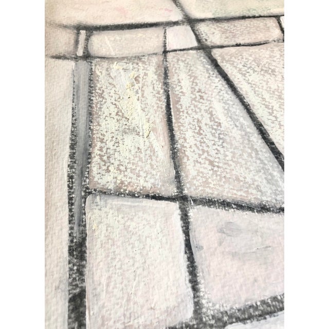 Abstract “Ice Wall” Contemporary Original Abstract Painting by CL Auker For Sale - Image 3 of 6