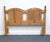 Bassett Broyhill Premier Early American Country Style Solid Oak Queen Size Headboard 6510-56 For Sale - Image 4 of 5