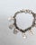 1930s Vintage 1930s Signed Monet Silvertone Coat of Arms Charm Bracelet For Sale - Image 5 of 8