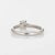 Early 21st Century Cartier 0.30ct Diamond Engagement Ring Platinum Sz 5 Estate COA GIA Signed For Sale - Image 5 of 7