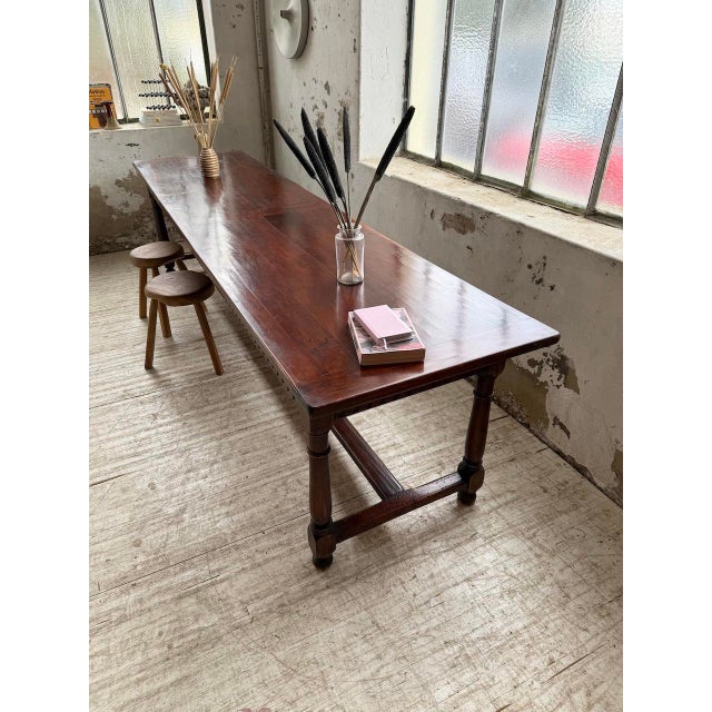 Dark Walnut Table, 1890s For Sale - Image 13 of 18