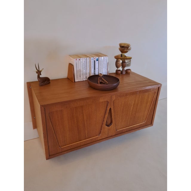 Rival Wall-Mounted Teak Storage Unit, 1960s For Sale - Image 4 of 18