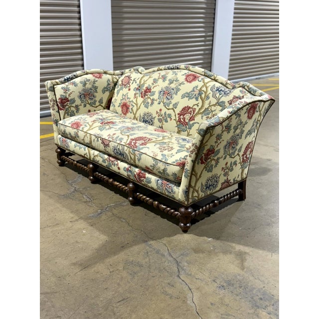 English Hickory White Sofa Settee For Sale - Image 3 of 18