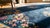 Majestic Navy Blue Color With Great Floral Design Chinese Art Deco Rug For Sale - Image 15 of 15