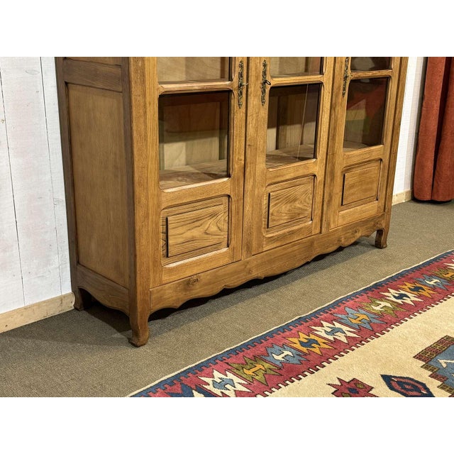 School Library Bookcase in Chestnut Wood, 1950s For Sale - Image 6 of 16