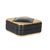 Chanel Black Lambskin Gold Metal Square CC Clutch For Sale - Image 4 of 7