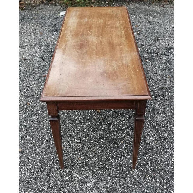 Wood Low Rectangular Inlaid Coffee Table, 1950 For Sale - Image 7 of 9
