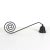 Vintage Black Candle Snuffer, Twisted Scroll Handle, Spanish Revival For Sale - Image 4 of 7