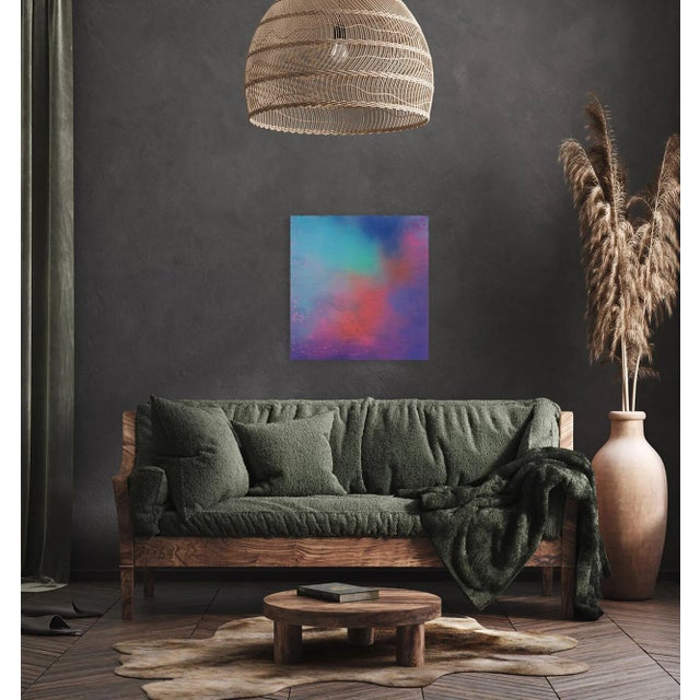 Lawrence & Scott Paige West "Dream" Original Spray Paints on Aluminum Painting For Sale - Image 4 of 7